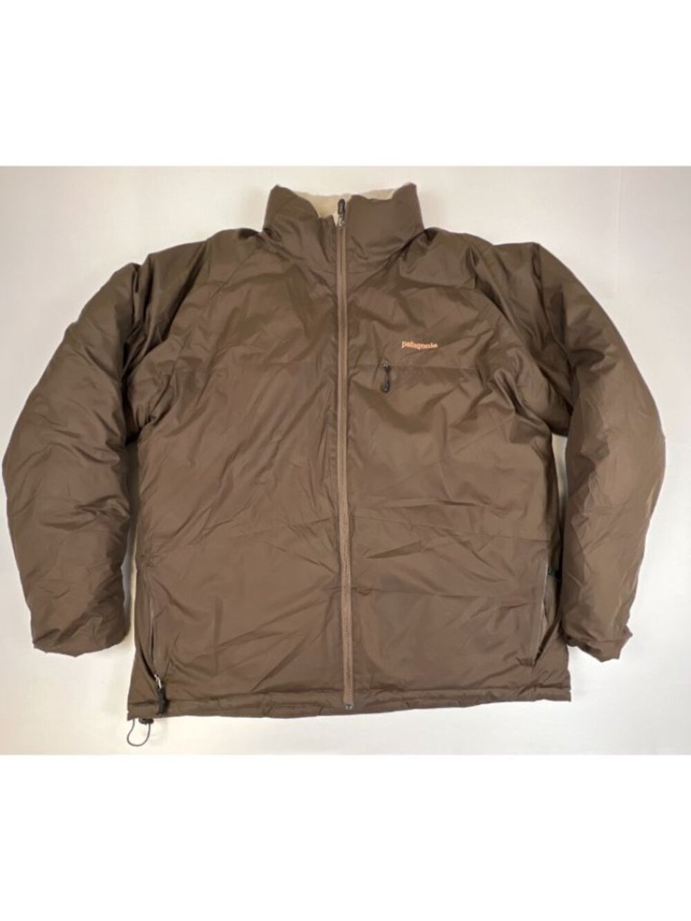 Vintage Patagonia 2006 Down Sweater Puffer Jacket Men's XL Brown Full Zip Coat